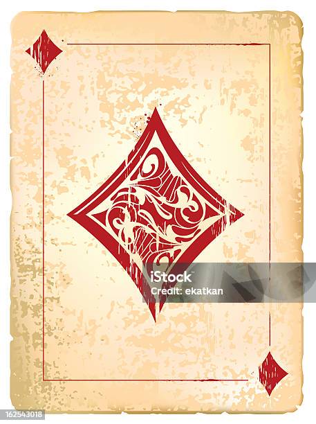 Ace Of Diamonds Stock Illustration - Download Image Now - Ace, Ace Of Diamonds, Art