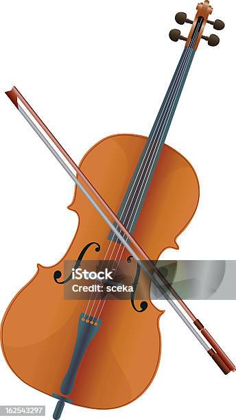 Violino - Arte vetorial de stock e mais imagens de Arte - Arte, Arte, Cultura e Espetáculo, Atuação