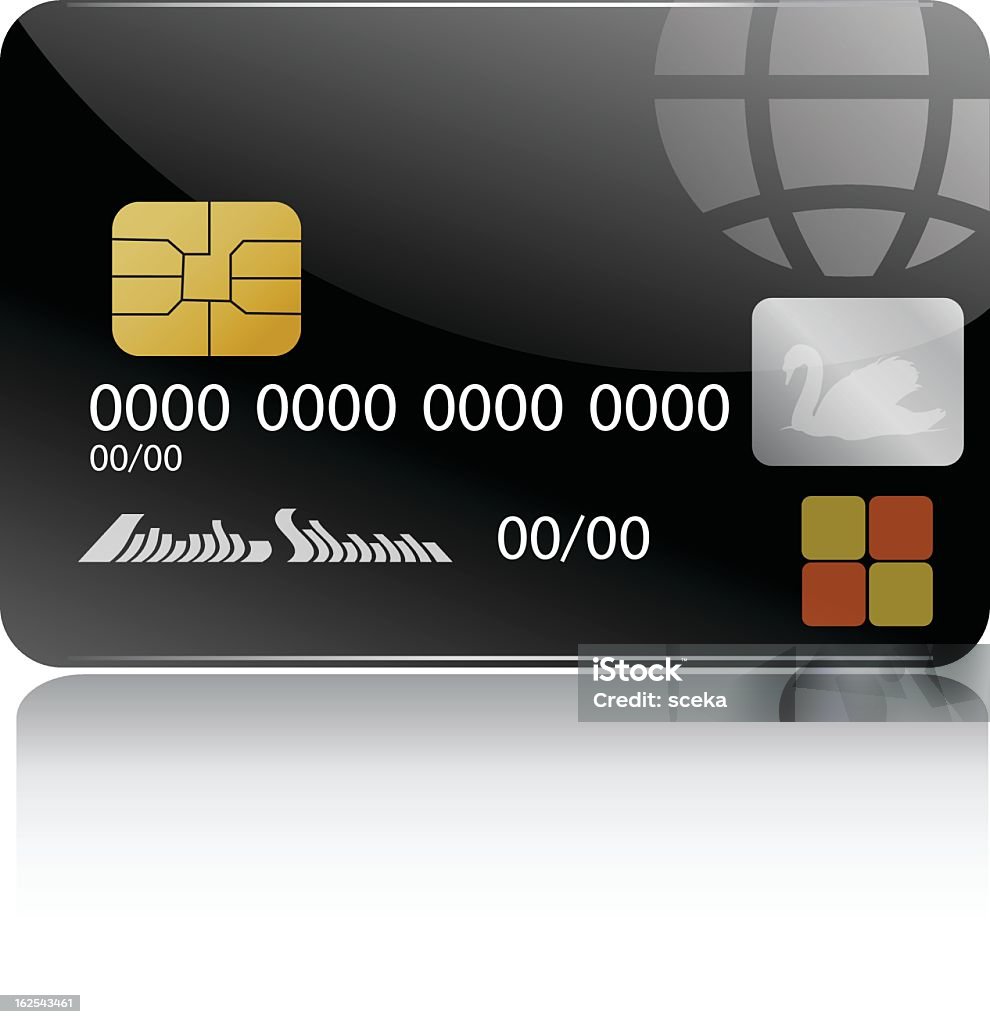 Cartão de crédito - Vetor de Carta de baralho - Jogo de lazer royalty-free