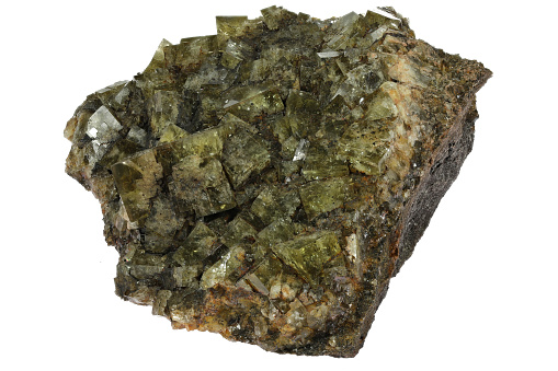 Mineral raite. Close-up, background and texture of the mineral.