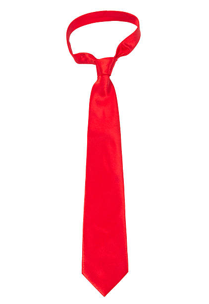 Exert sukker Bluebell Red Necktie Stock Photo - Download Image Now - Necktie, Red, Cut Out -  iStock