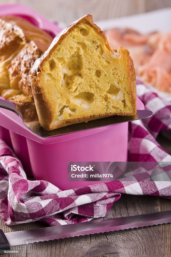 Räucherlachs-Kuchen. - Lizenzfrei Brunch Stock-Foto