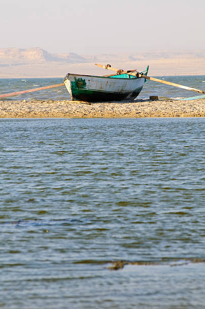 istock Fishing boat in desert 162545782