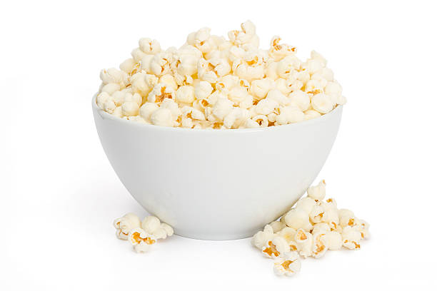 popcorn - popcorn snack bowl corn zdjęcia i obrazy z banku zdjęć
