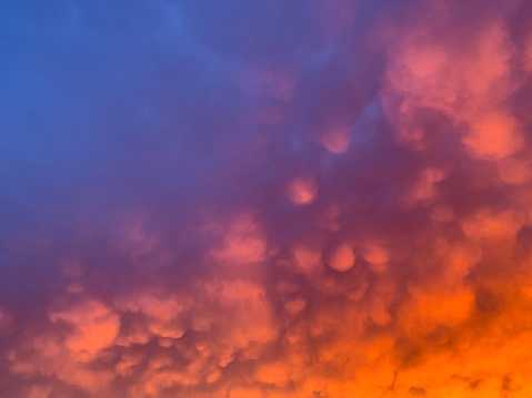 Florida dramatic sky sunset storm clouds