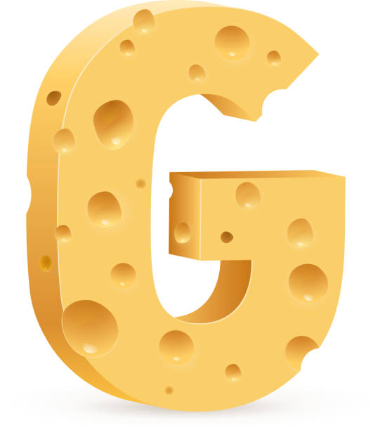 illustrations, cliparts, dessins animés et icônes de lettre fait de fromage - alphabet cheese parmesan cheese inspiration