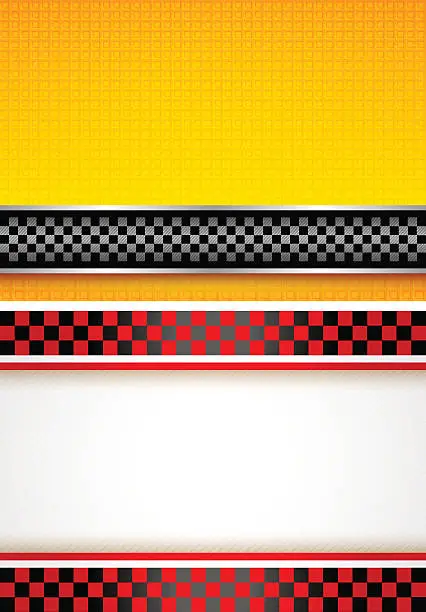 Vector illustration of Racing and Taxi background