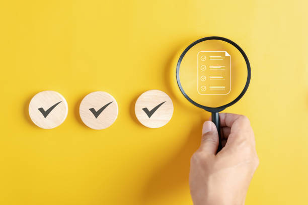 istock Online survey and digital form checklist, Document Management Checking System, online documentation database and process manage files 1625503594