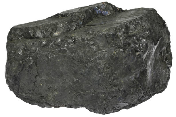 anthrazite coal from ibbenburen, germany - ibbenbüren imagens e fotografias de stock