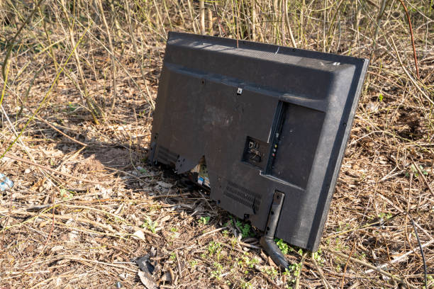 istock Old broken television in the nature 1625534645