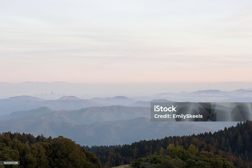 Vista do norte da Califórnia, e San Francisco - Foto de stock de Beleza royalty-free