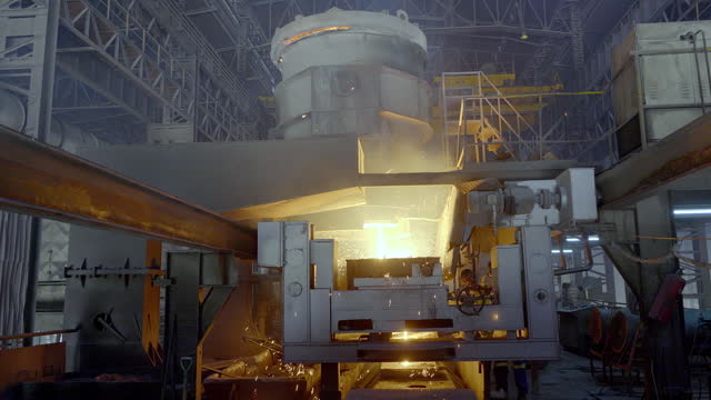 Witnessing the Arc Furnace in Action - Intense Heat, Melting, and Steel Transformation!
