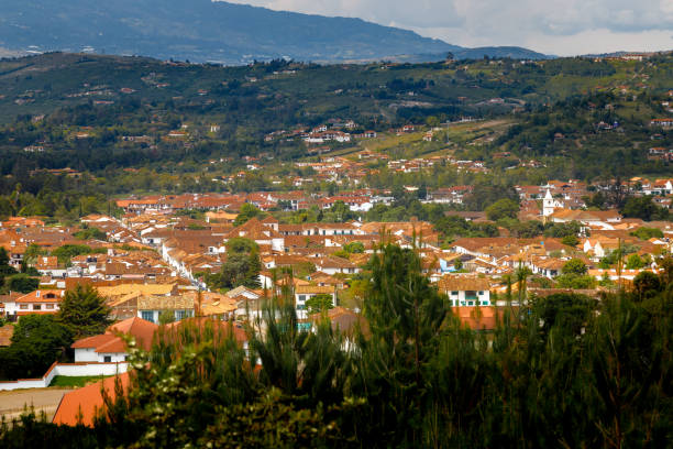 istock Aerial panoramic view of Villa de Leyva, Colombia 1625560242
