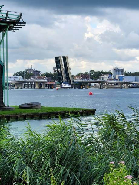 istock A draw bridge open in Zaanse Schans, the Netherlands 1625599455