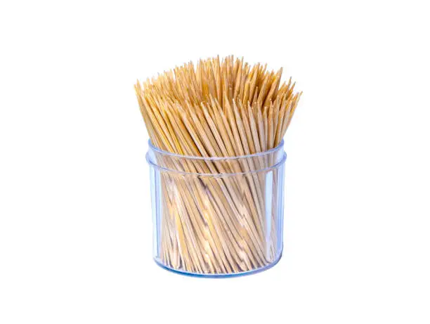 Photo of toothpick in jar