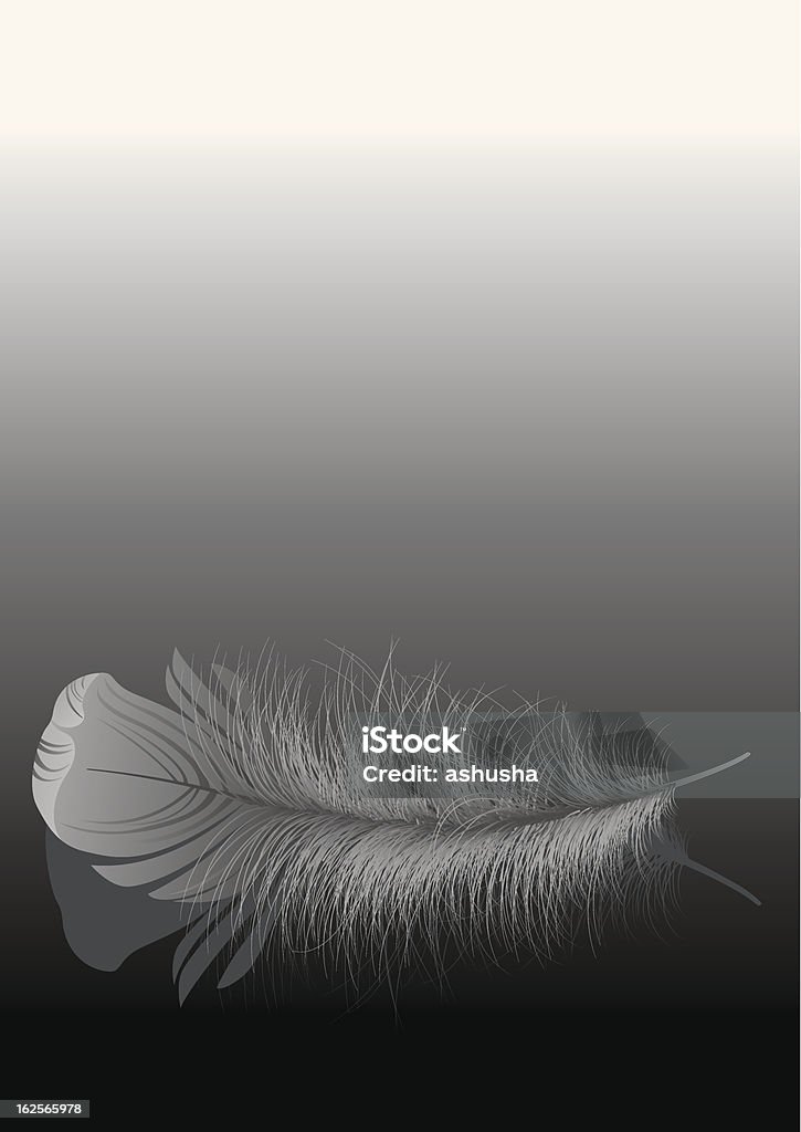 quill fondo de pluma (suave) - arte vectorial de Blanco - Color libre de derechos