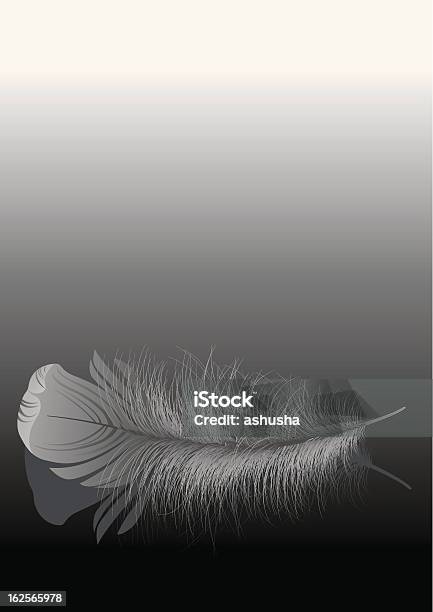 Ilustración de Quill Fondo De Pluma y más Vectores Libres de Derechos de Blanco - Color - Blanco - Color, Caer, Cerda - Pelo de animal
