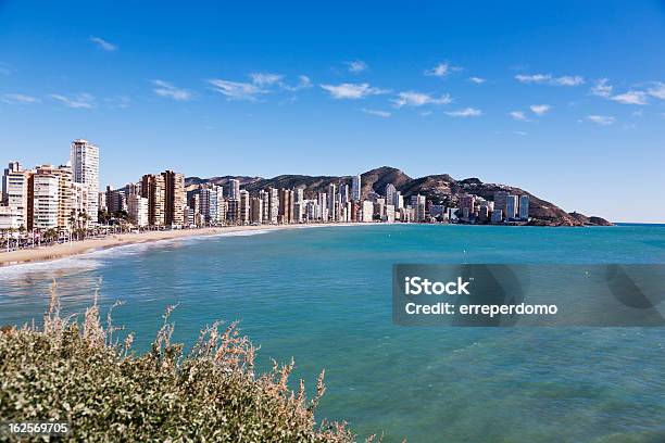 Benidorm View From A Balcony Stock Photo - Download Image Now - Alicante, Alicante Province, Apartment