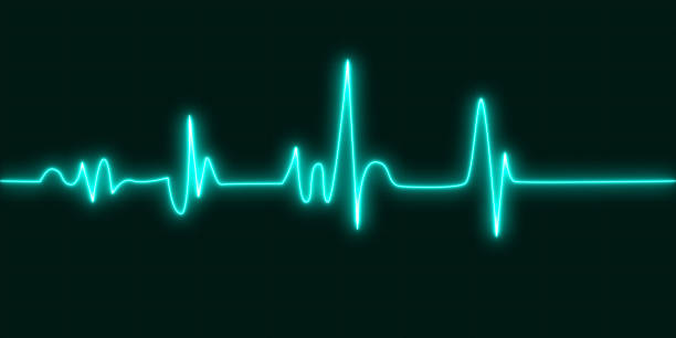 istock Glowing neon blue heart cardiogram line. Electrocardiogram show heart beat line. cardiogram, Heart pulse. Heartbeat pulse rate graph 1625717014
