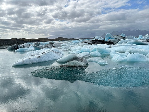 glacier lagoon in iceland