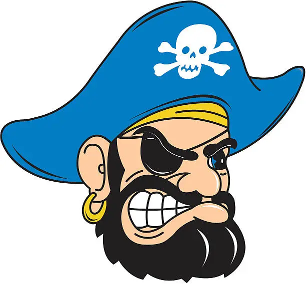 Vector illustration of Pirate Icon