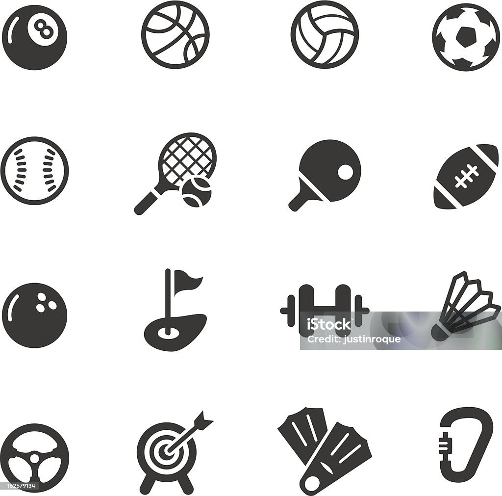 Basis-Sport-icons - Lizenzfrei Icon Vektorgrafik