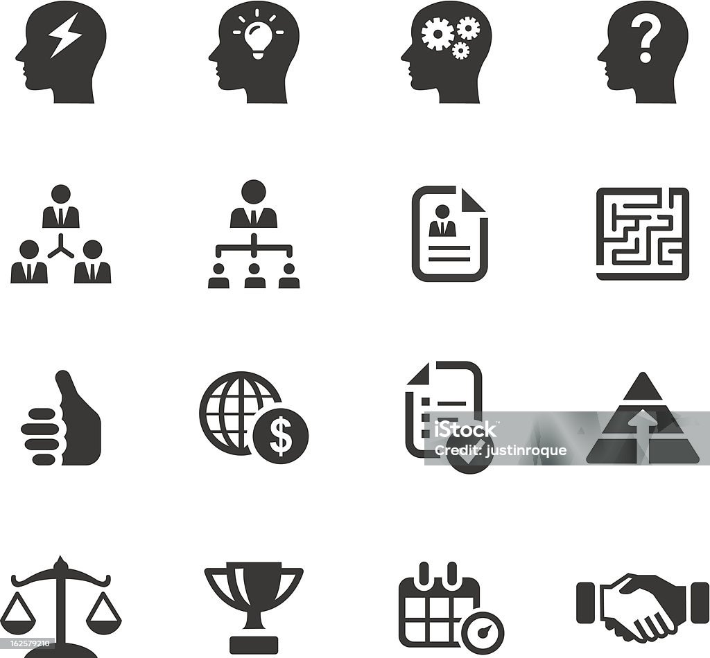 Basic-icone di Strategia e Gestione aziendale - arte vettoriale royalty-free di Affari