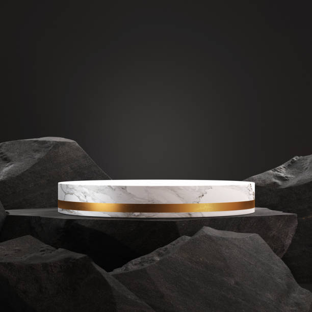 istock Marble podium for display product. 1625815403