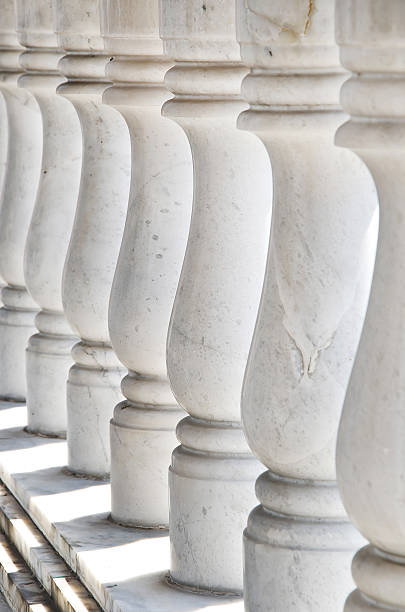 istock Thai style ancient  marble banister 162582374