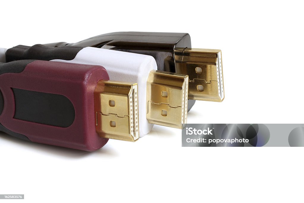 Cabos de HDMI - Foto de stock de Cabo royalty-free