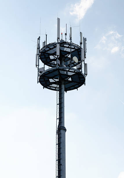 communications antenna communications antenna sendemast stock pictures, royalty-free photos & images