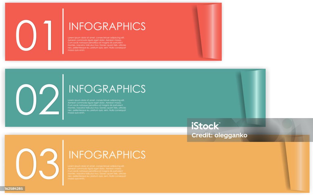 Infografiken design-Elemente, Vektor-illustration - Lizenzfrei Abstrakt Vektorgrafik