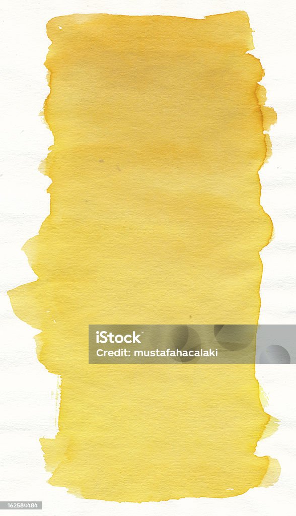 Gelbe Wasserfarben - Lizenzfrei Abstrakt Stock-Illustration
