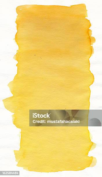 Желтый Watercolour — стоковая векторная графика и другие изображения на тему Абстрактный - Абстрактный, Акварельная живопись, Акварельный фон