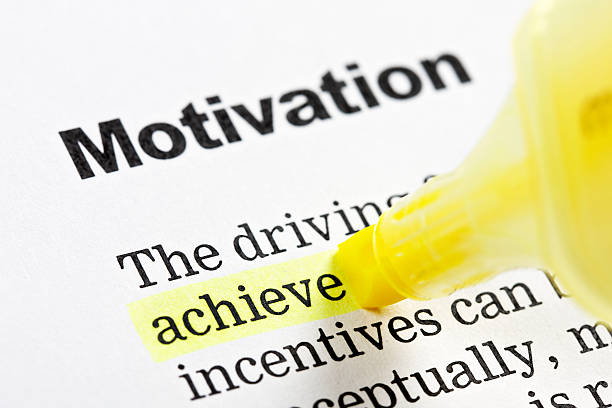 istock "achieve" highlighted in yellow on document headed "Motivation" 162587372