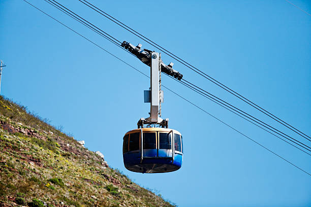 istock Modern cable car on Table Mountain, South Africa. 162587499