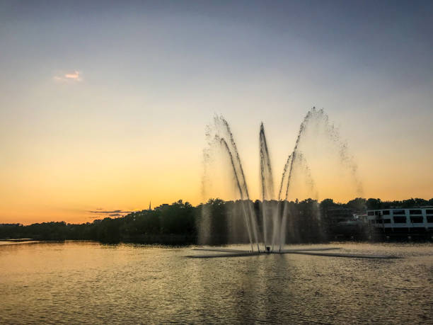istock Water fountain at Nation Park 1625894790