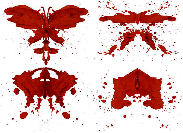 Rorschach Set stock photo