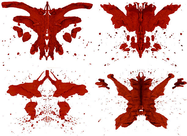 Rorschach Set stock photo