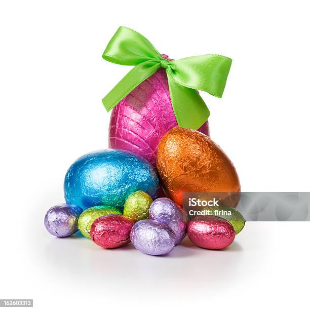 Shiny Easter Eggs Stock Photo - Download Image Now - Easter, Easter Egg, Candy