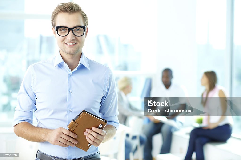 Begeisterte Geschäftsmann - Lizenzfrei Auszubildender Stock-Foto