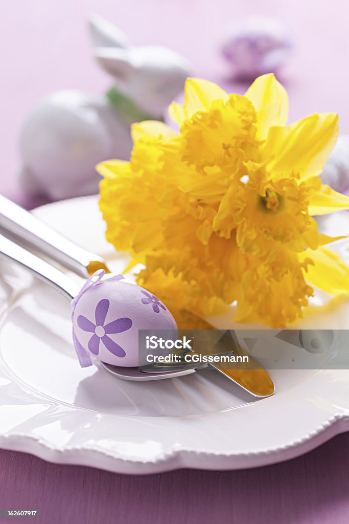 Nakrycie stołu na Wielkanoc - Zbiór zdjęć royalty-free (Bankiet)