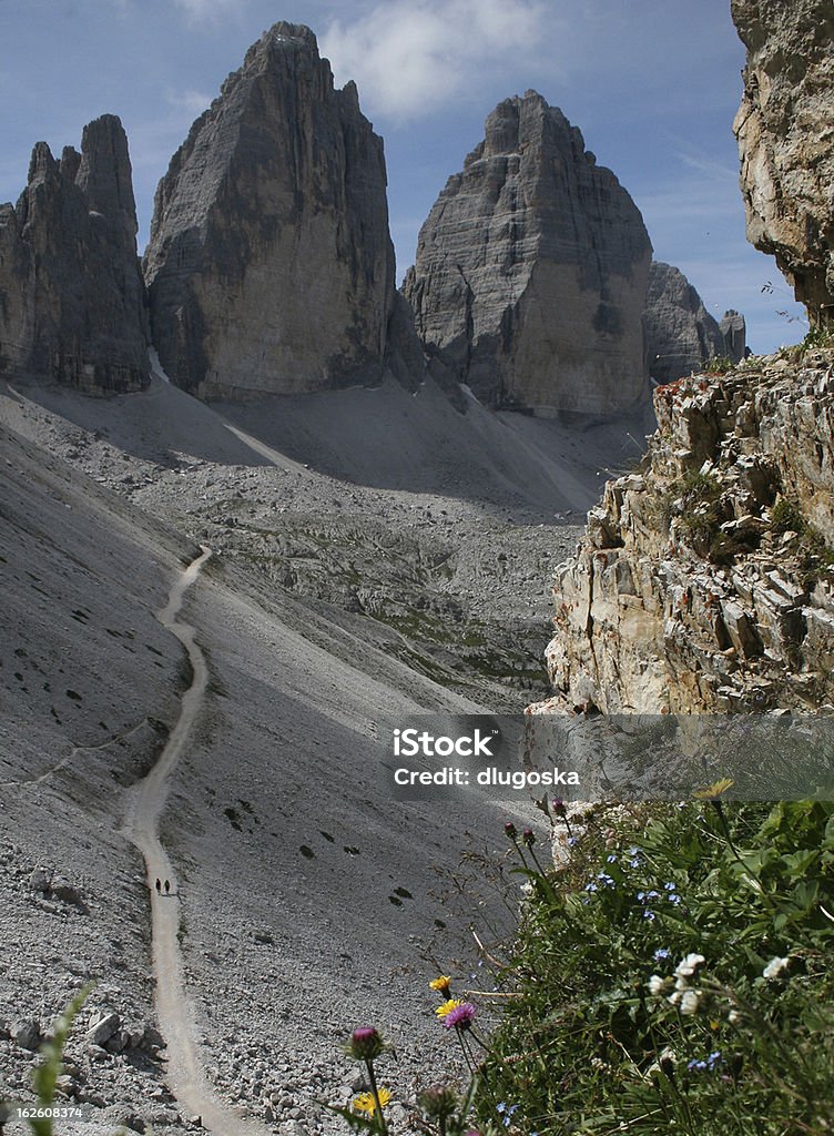 Tre Cime/Drei Zinnen - Foto de stock de Alpes europeus royalty-free