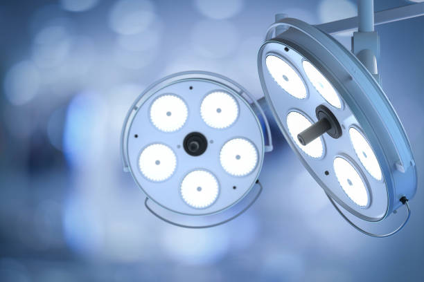 istock Surgery lights or medical lamps 1626181159