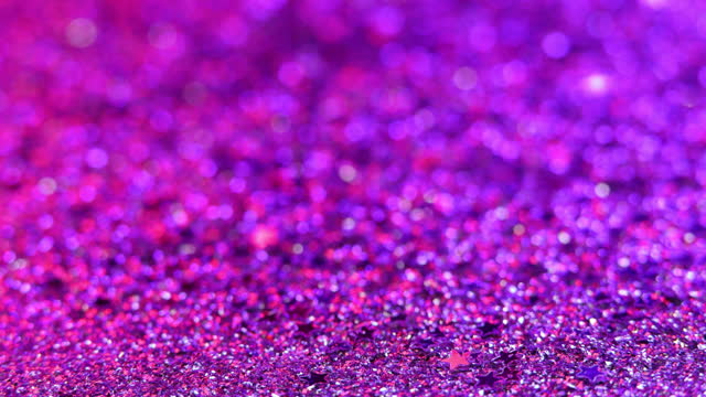 Moving blue sparkle glitter wallpaper with stars perfect for Christmas, New Year or any other holiday background
