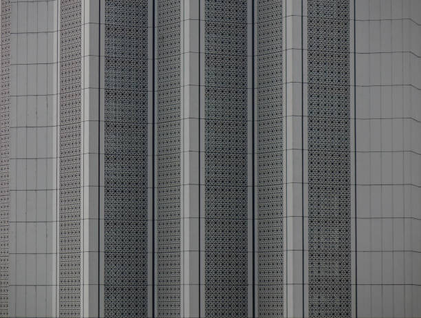 Kuala Lumpur, Malaysia - Jan 2, 2017. Details of modern building in Kuala Lumpur, Malaysia. Kuala Lumpur is a centre for finance, insurance, real estate, media and the arts of Malaysia.