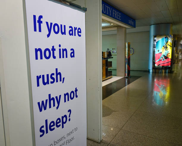 Saigon, Vietnam - Jan 2, 2017. Sleep Zone of Tan Son Nhat International Airport in Saigon, Vietnam. Tan Son Nhat is the busiest airport in Vietnam with 32.5 million passengers in 2016.