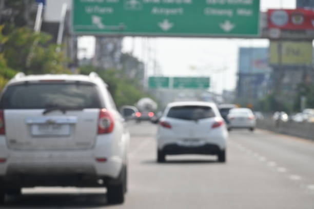 istock highway traffic with safety barrier on road asphalt, blurred image 1626414886