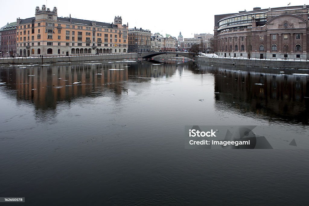 Stoccolma, Svezia in gennaio - Foto stock royalty-free di Acqua