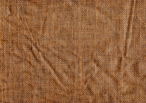 istock High Resolution Old Coarse Jute Canvas Crumpled Grunge Texture 162652428